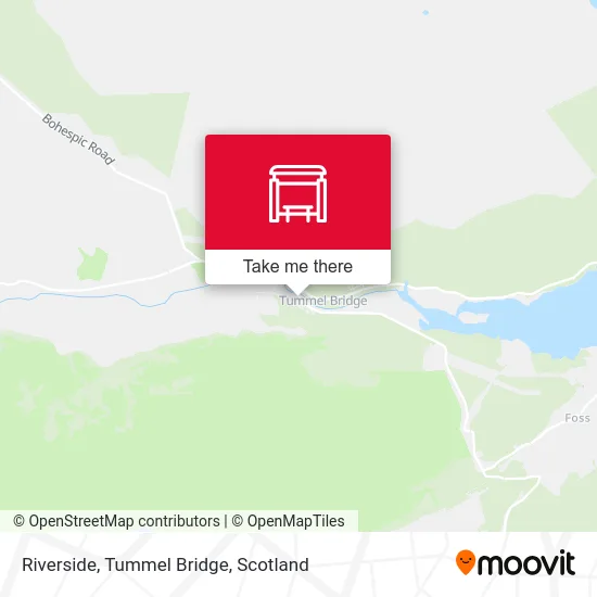 Riverside, Tummel Bridge map