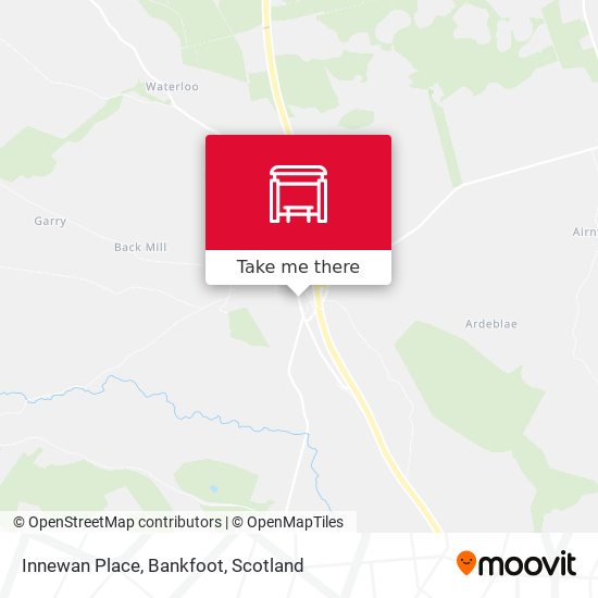 Innewan Place, Bankfoot map
