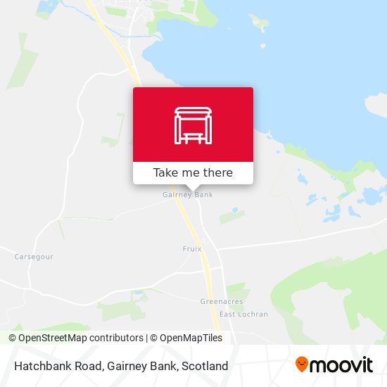 Hatchbank Road, Gairney Bank map