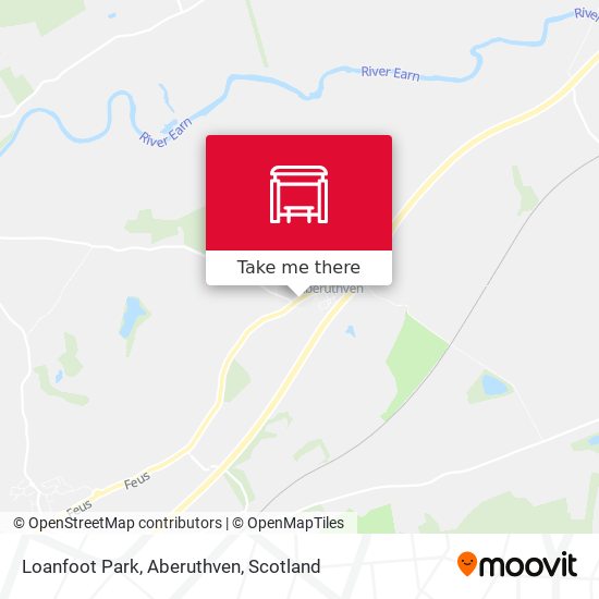 Loanfoot Park, Aberuthven map