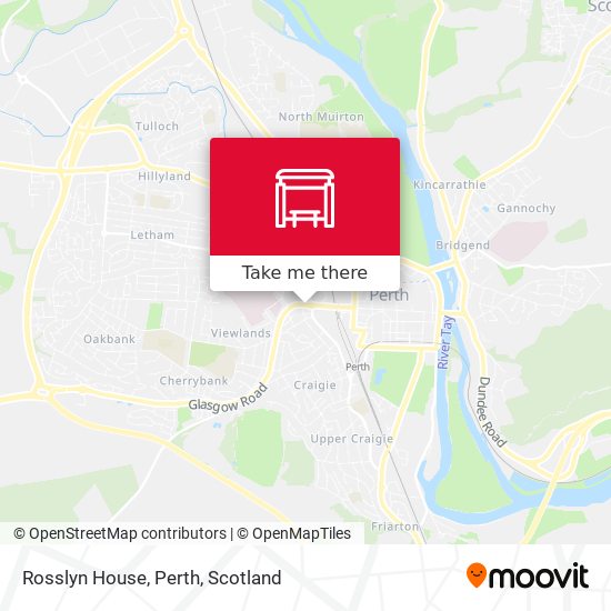 Rosslyn House, Perth map