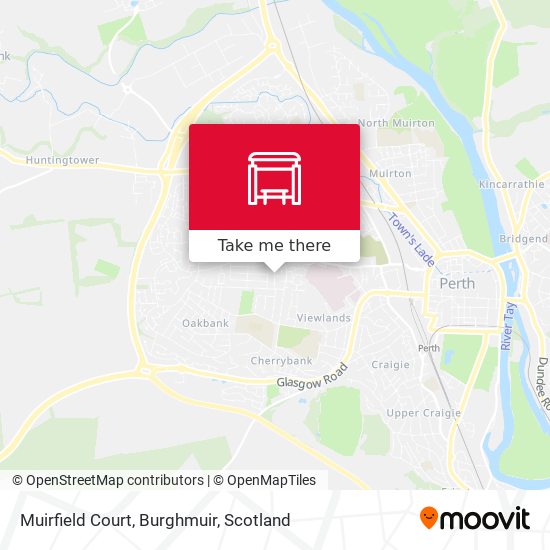 Muirfield Court, Burghmuir map