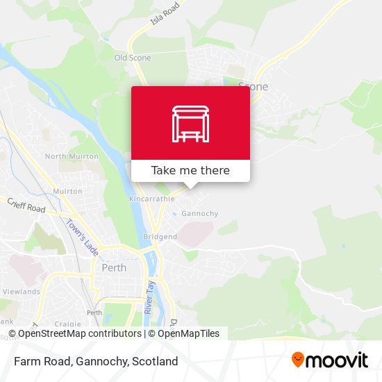 Farm Road, Gannochy map