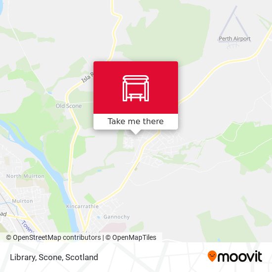 Library, Scone map