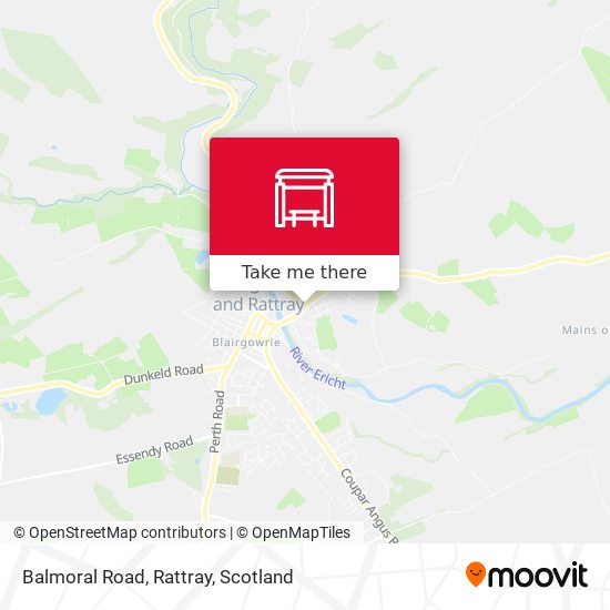 Balmoral Road, Rattray map