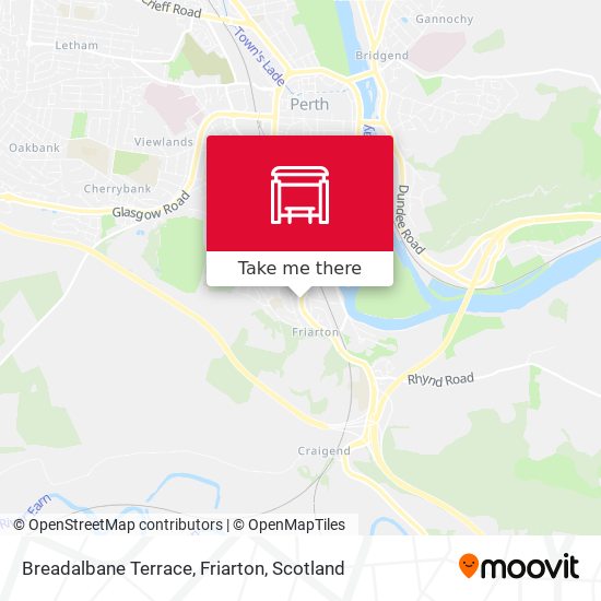 Breadalbane Terrace, Friarton map