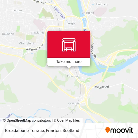 Breadalbane Terrace, Friarton map