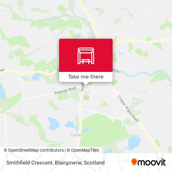 Smithfield Crescent, Blairgowrie map