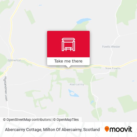 Abercairny Cottage, Milton Of Abercairny map