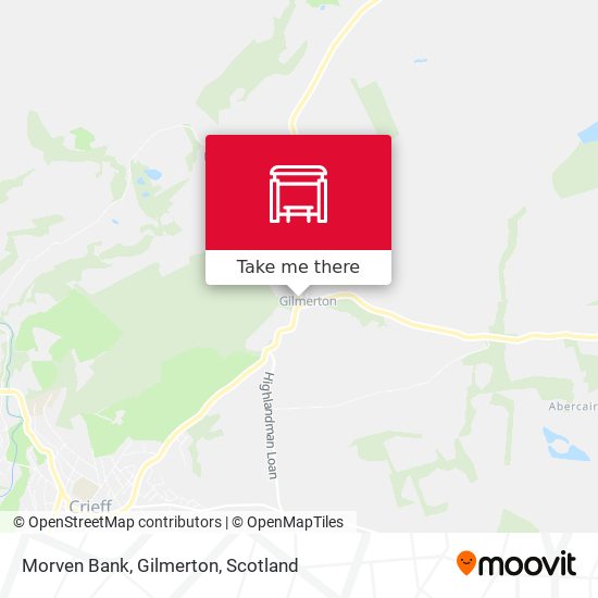 Morven Bank, Gilmerton map