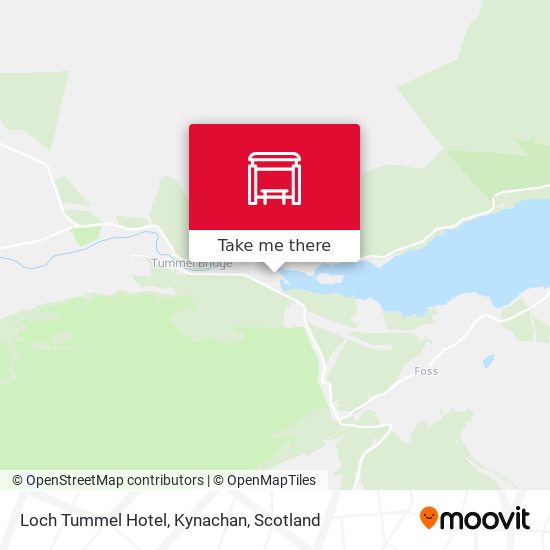 Loch Tummel Hotel, Kynachan map