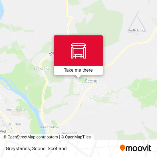 Greystanes, Scone map