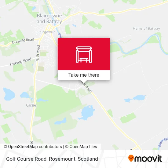 Golf Course Road, Rosemount map