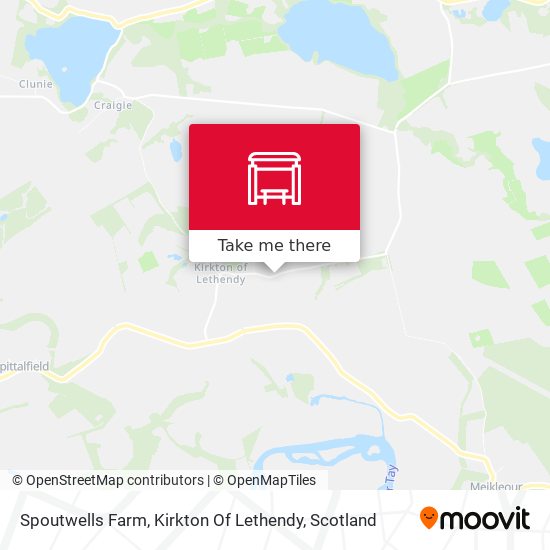 Spoutwells Farm, Kirkton Of Lethendy map