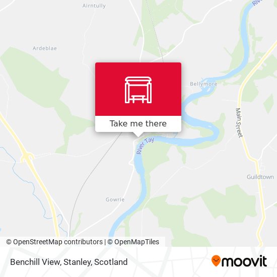 Benchill View, Stanley map