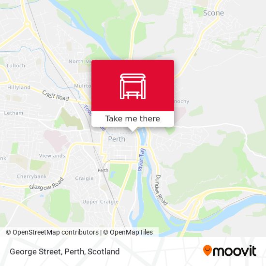 George Street, Perth map