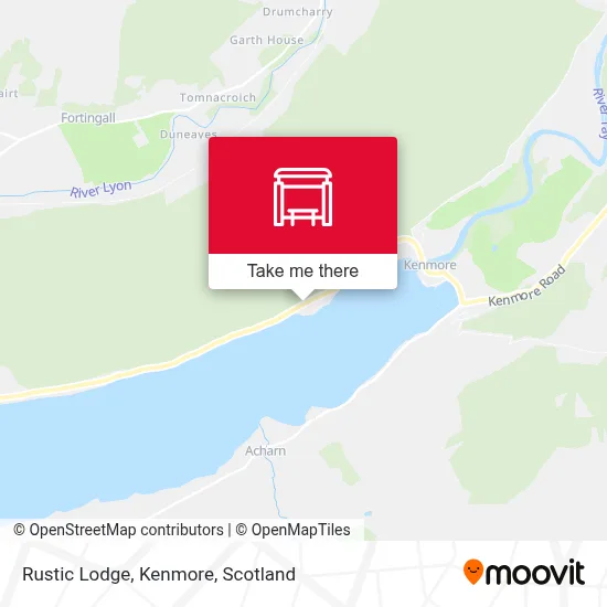 Rustic Lodge, Kenmore map