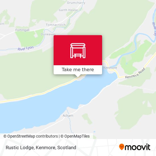 Rustic Lodge, Kenmore map