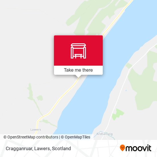 Cragganruar, Lawers map