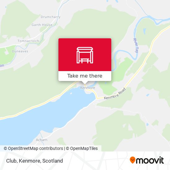 Club, Kenmore map