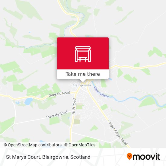 St Marys Court, Blairgowrie map