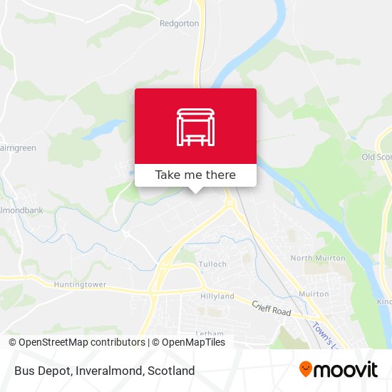 Bus Depot, Inveralmond map