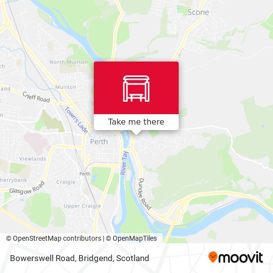 Bowerswell Road, Bridgend map