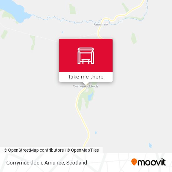 Corrymuckloch, Amulree map