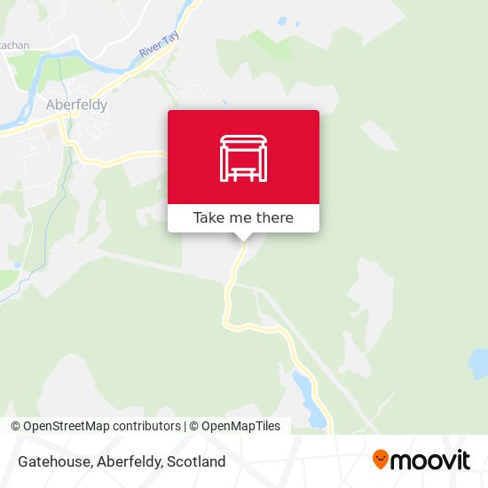 Gatehouse, Aberfeldy map
