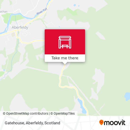 Gatehouse, Aberfeldy map