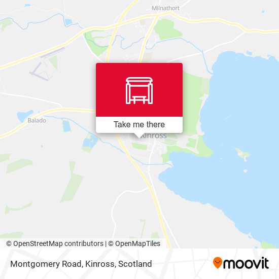 Montgomery Road, Kinross map