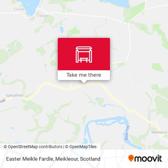 Easter Meikle Fardle, Meikleour map