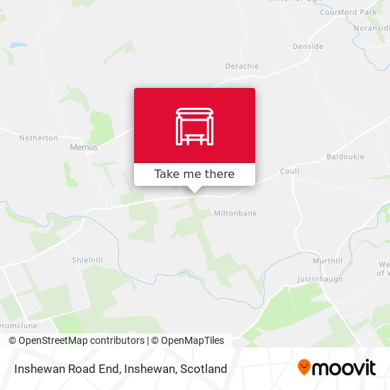 Inshewan Road End, Inshewan map