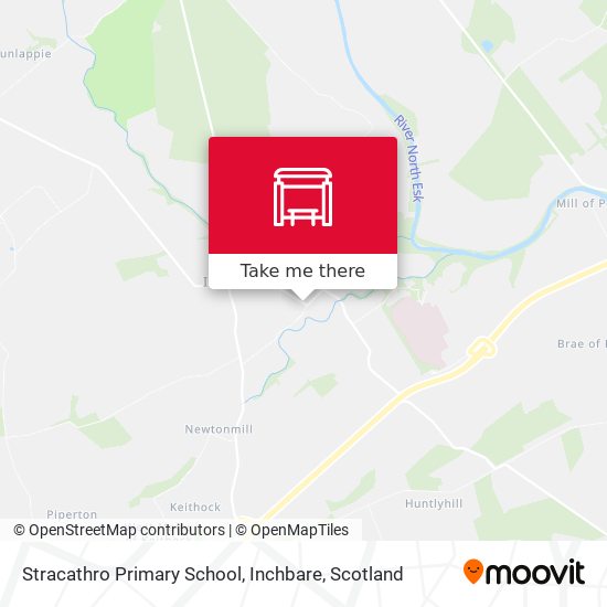 Stracathro Primary School, Inchbare map
