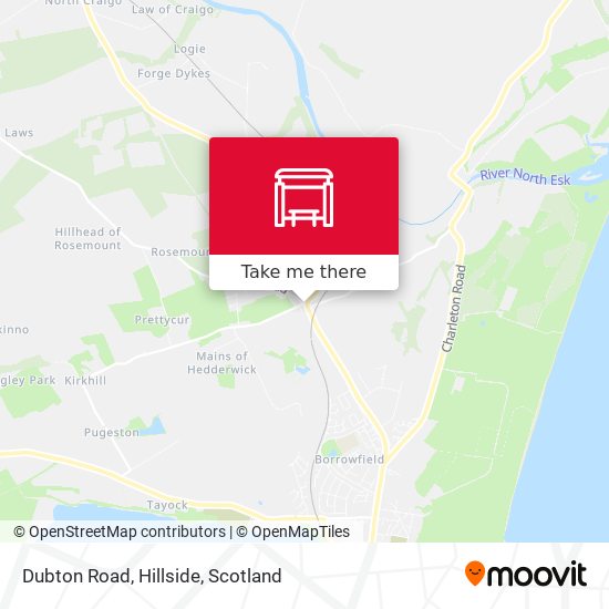 Dubton Road, Hillside map