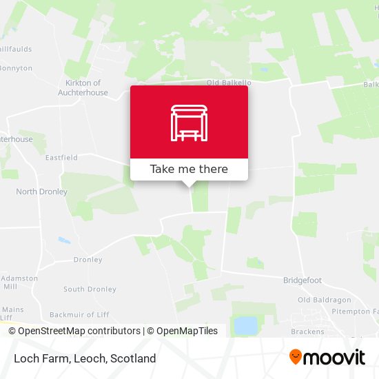 Loch Farm, Leoch map