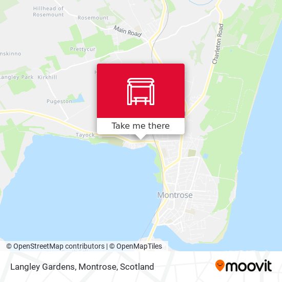 Langley Gardens, Montrose map