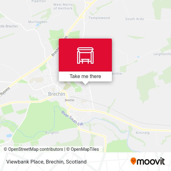 Viewbank Place, Brechin map