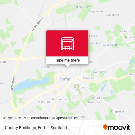 County Buildings, Forfar map