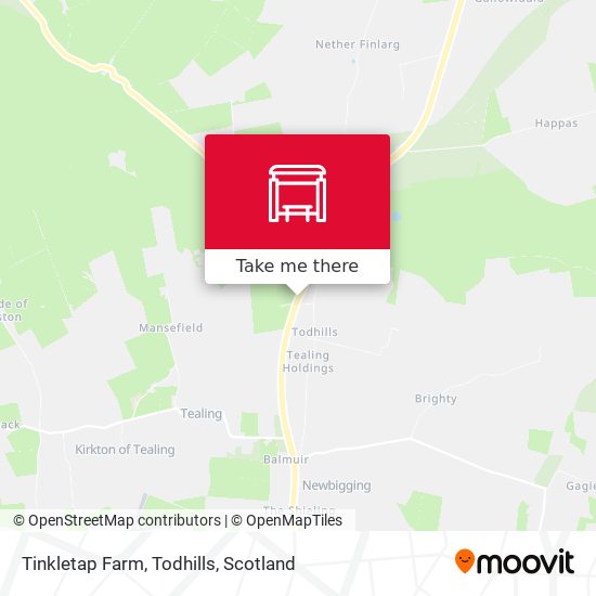 Tinkletap Farm, Todhills map