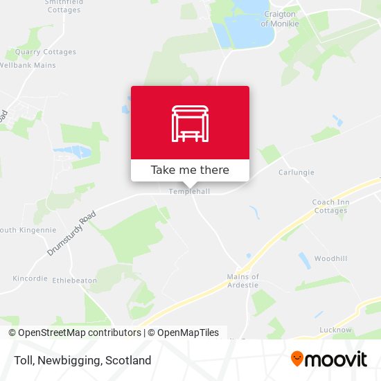 Toll, Newbigging map