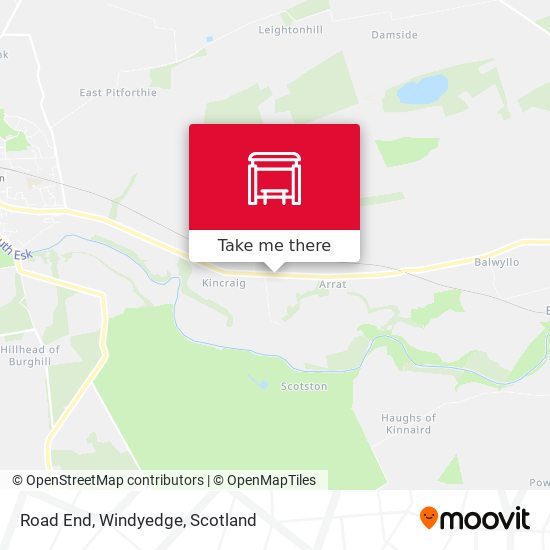 Road End, Windyedge map