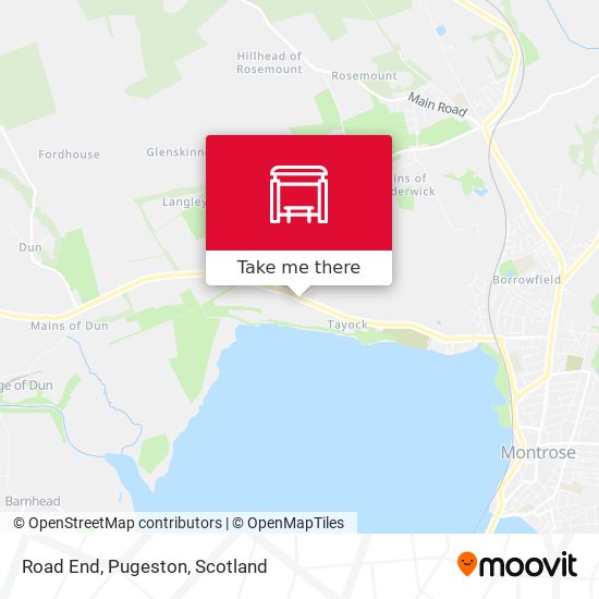 Road End, Pugeston map
