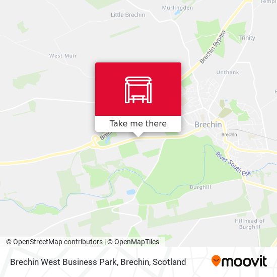Brechin West Business Park, Brechin map
