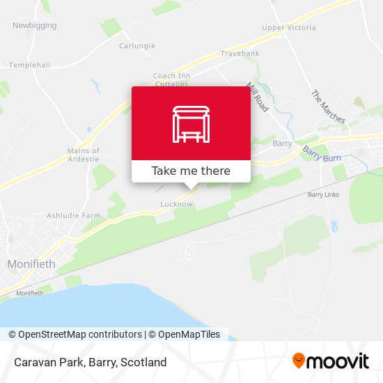 Caravan Park, Barry map
