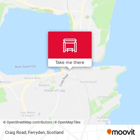 Craig Road, Ferryden map