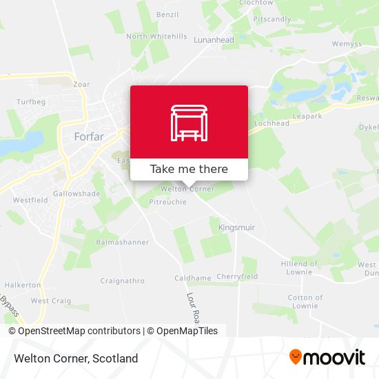 Welton Corner map