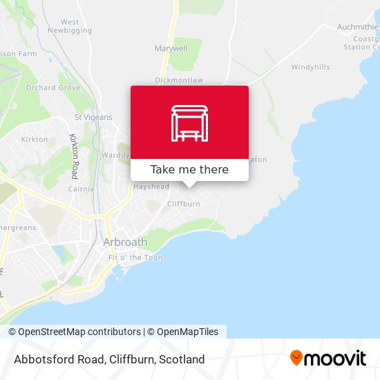 Abbotsford Road, Cliffburn map