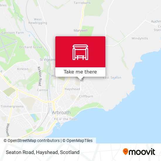 Seaton Road, Hayshead map