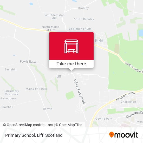 Primary School, Liff map
